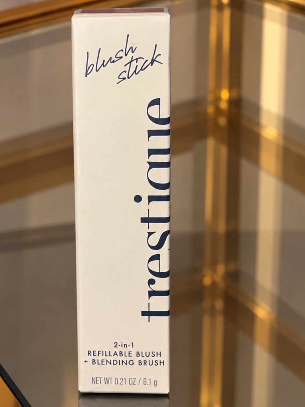 treStiQue Blush Stick + Brush Moroccan Rose Pink